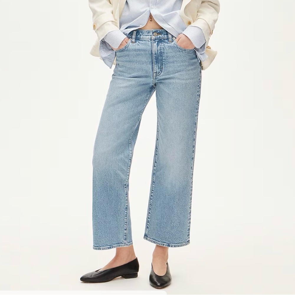J. Crew Slim Wide Leg Jeans